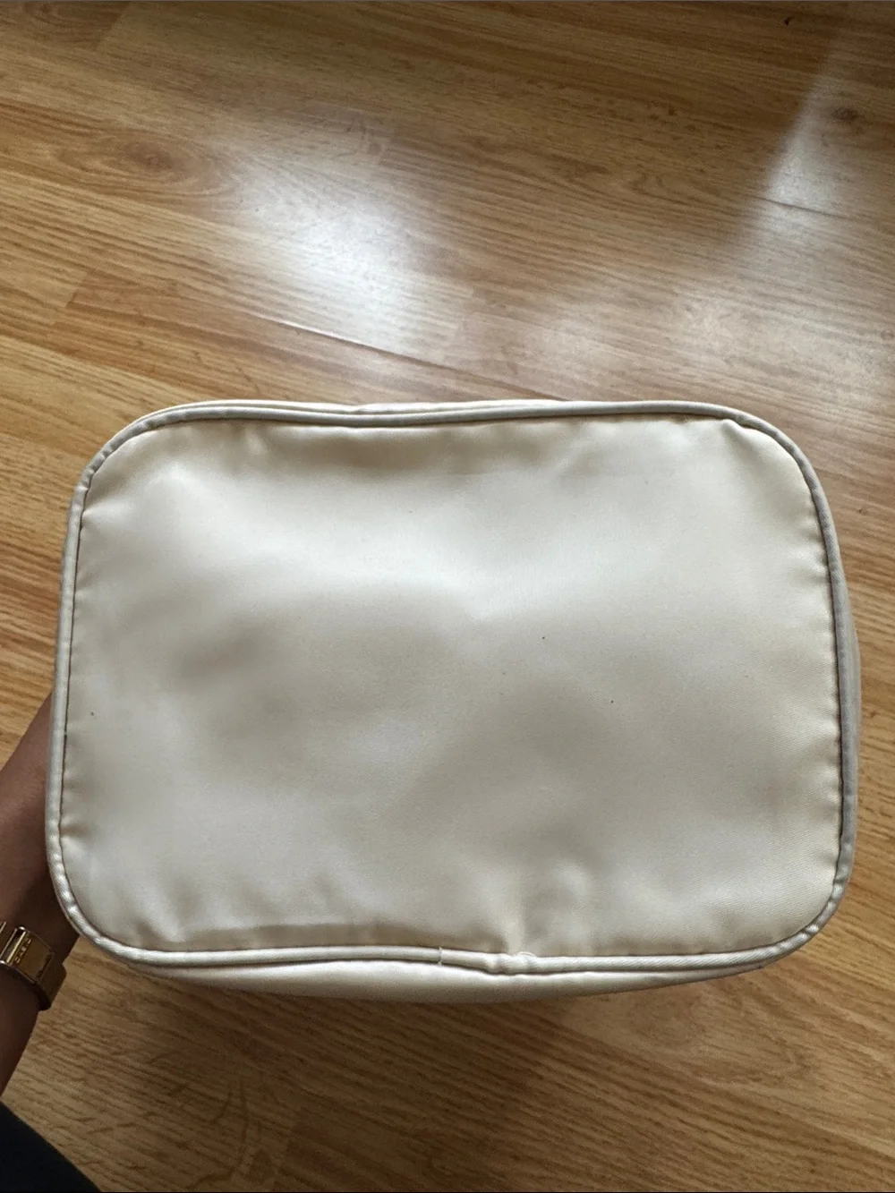 Cream Cosmetic Case